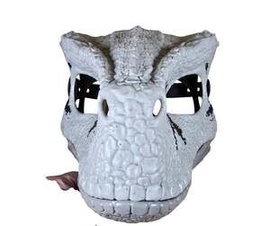 Atrociraptor Dinosaur Mask Jurassic World Chaos Theory W/ Roar Sound "Ghost"